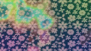 Renkli unsurlarla hareketli arka plan görüntüleri. Suluboya desenli el çizimi kelebekler. Hoş renklerde illüstrasyon. Kusursuz. Döngü.