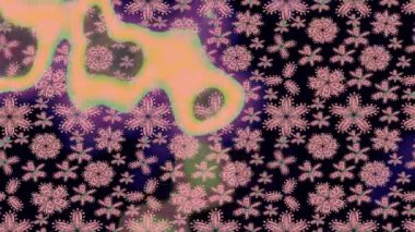 Renkli unsurlarla hareketli arka plan görüntüleri. Suluboya desenli el çizimi kelebekler. Hoş renklerde illüstrasyon. Kusursuz. Döngü.