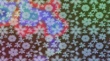 Renkli unsurlarla hareketli arka plan görüntüleri. Suluboya desenli el çizimi kelebekler. Hoş renklerde illüstrasyon. Kusursuz. Döngü.