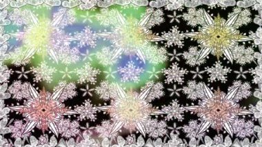 Renkli unsurlarla hareketli arka plan görüntüleri. Suluboya desenli el çizimi kelebekler. Hoş renklerde illüstrasyon. Kusursuz. Döngü.