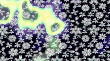 Renkli unsurlarla hareketli arka plan görüntüleri. Suluboya desenli el çizimi kelebekler. Hoş renklerde illüstrasyon. Kusursuz. Döngü.