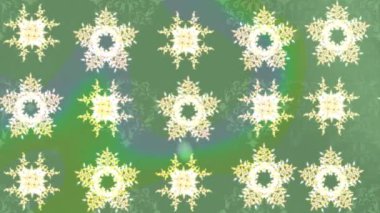 Renkli unsurlarla hareketli arka plan görüntüleri. Suluboya desenli el çizimi kelebekler. Hoş renklerde illüstrasyon. Kusursuz. Döngü.