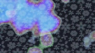 Renkli unsurlarla hareketli arka plan görüntüleri. Suluboya desenli el çizimi kelebekler. Hoş renklerde illüstrasyon. Kusursuz. Döngü.