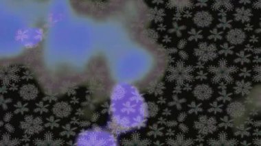 Renkli unsurlarla hareketli arka plan görüntüleri. Suluboya desenli el çizimi kelebekler. Hoş renklerde illüstrasyon. Kusursuz. Döngü.