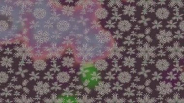 Renkli unsurlarla hareketli arka plan görüntüleri. Çiçekler. Eski model. Bayrak tarzı. Video kaydı. Şablon. Döngü. Kusursuz..