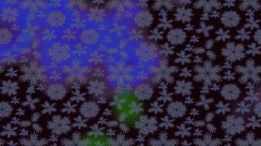 Renkli unsurlarla hareketli arka plan görüntüleri. Çiçekler. Eski model. Bayrak tarzı. Video kaydı. Şablon. Döngü. Kusursuz..