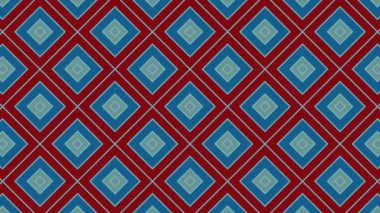 Renkli unsurlarla hareketli arka plan görüntüleri. Çiçekler. Eski model. Bayrak tarzı. Video kaydı. Şablon. Döngü. Kusursuz..