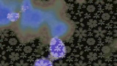 Renkli unsurlarla hareketli arka plan görüntüleri. Çiçekler. Eski model. Bayrak tarzı. Video kaydı. Şablon. Döngü. Kusursuz..