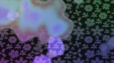 Renkli unsurlarla hareketli arka plan görüntüleri. Çiçekler. Eski model. Bayrak tarzı. Video kaydı. Şablon. Döngü. Kusursuz..