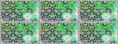 Tekstil, kumaş, kapaklar, duvar kağıtları, baskı, naylon, yapıştırma, örgü, dekupaj için çiçeksiz arkaplan. Küçük yeşil çiçeklerle oldukça kaliteli besin torbası deseni.