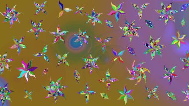 Suluboya etkisi. Botanik çizim kalıbı. Organik elementler. Raster deseni.