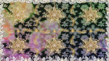 Kusursuz raster arka plan. Duvar kâğıdı barok, İspanyol kumaşı. Kusursuz çiçek deseni. Gri renklerde grafiksel, modern, pürüzsüz desen.