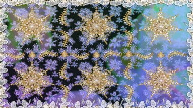 Gri renklerdeki altın element. Barok tarzında altın çiçekli süs. Damask pürüzsüz yineleme kalıbı. Antika altın tekrarlanabilir duvar kağıdı.