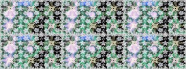 Çocuksu tasarım. Tarafsız bir arkaplanda. Tekstil, kumaş, ambalaj, hatıra defteri için hoş bir çiçek arkaplanı. Elle çizilmiş karalama çiçekleri ile pürüzsüz desen.