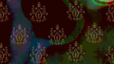 Botanik çizim kalıbı. Organik elementler. Suluboya etkisi. Raster deseni.