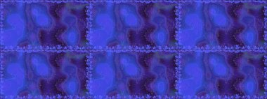 Vadinin çiçekleri mor renklerde. Soyut etnik raster kusursuz desen. Çiçekler..