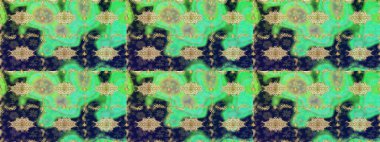 Altın elementli yeşil renkli altın desen. Raster klasik barok çiçek deseni altın rengi. Lüks, kraliyet ve Viktorya dönemi konsepti. Süsleme.