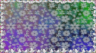 Raster resim. Sorunsuz. Sevimli çiçek desenli küçük çiçek.