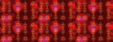 Kırmızı, kahverengi ve siyah renkler üzerine şirin soyut kar tanesi raster tasarımı. Düz kar karalama ikonları, yılbaşı afişi için kar taneleri silueti, kartlar. Yeni yıl kar tanesi.