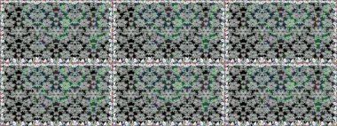 Suluboya efekti. Botanik seamless modeli. Organik öğeleri. Raster desen.