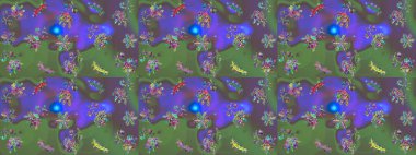 Soyut kar taneleri arkaplanda izole edilmiş düz dizayn. Raster kar taneleri arka planda. Raster illüstrasyonu. Kar tanesi rengarenk desen. Kar taneleri deseni.