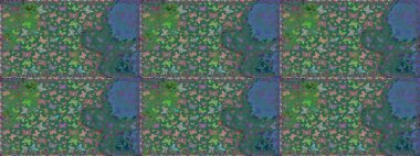 Renkli kelebekler. Kusursuz desen. Web sayfası geçmişleri, duvar kağıtları, tekstil ve yüzey dokuları için mükemmel. Raster illüstrasyonu.