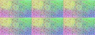 Uçan güvelerle kusursuz, çok renkli bir arka plan. Güzel renkli kelebekler nötr renklerde kaotik bir şekilde uçarlar. Kağıt ve ambalaj için uygun. Parlak kelebeklerin kusursuz arka planı. Raster.