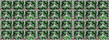 Yeşil renkte güzel çiçekler, suluboya desenli, duvar kağıdı, kart ya da kumaş için fayanslı. Raster..