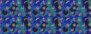 Mavi, mor ve gri renkler üzerine şirin soyut kar tanesi raster tasarımı. Düz kar karalama ikonları, yılbaşı afişi için kar taneleri silueti, kartlar. Yeni yıl kar tanesi.