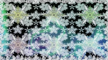 Kusursuz çiçek deseni. Raster illüstrasyonu. Asya tekstil tarzında. Güzel kumaş deseni. Renkli Bahar Temalı Kusursuz Arkaplan. Düz Çiçek Elementleri Tasarımı.