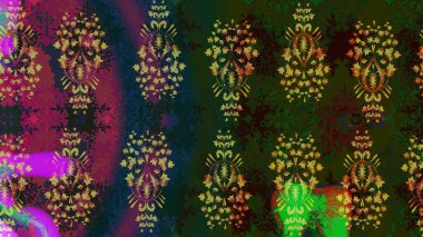 Raster Henna dövme stili. Kızılderili desenli desenli desenli şal deseni. Tekstil, tebrik kartı, boyama kitabı, telefon kılıfı baskısı için kullanılabilir. Etnik Mandala süsü.