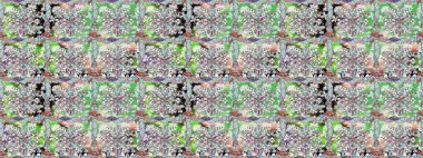 Parlak çiçekli nötr renklerde soyut, pürüzsüz desen. Küçük çiçekte hoş bir çiçek deseni var. Çiçek elementli zarif raster dokusu..