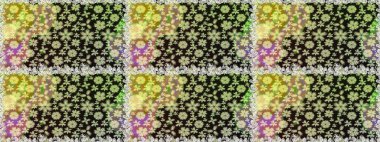 Çiçekler suluboya seamless modeli. Raster şık kumaş deseni.