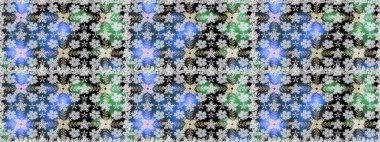 Çiçek deseni duvar kağıdı, desen dolguları ve web sayfası arka planı için kullanılabilir. Süslü, dikişsiz, soyut çiçeklerle süslenmiş. Şekillendirilmiş çiçeklerle kusursuz desen.