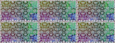 Bahar çiçekli, dikişsiz, sevimli çiçek deseni. Güzel kumaş deseni. Raster illüstrasyonu.