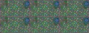 Kusursuz. Kumaş, kağıt, ambalaj kâğıdı ve duvar kağıdı tasarımı için harika bir arka plan. Raster. Kelebek desenli maviler.