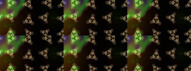 Renkli Bahar Teması eskiz kalıbı. Çiçeksel fantezi tasarımı ve parlak bir arka plan çizimi. Düz Çiçek Elementleri Tasarımı.