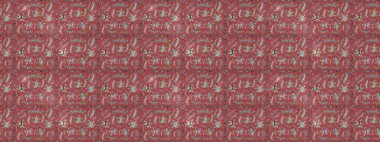 Çiçekli el çizimi çizimi deseni. Modern gelişim pembe, kırmızı ve nötr raster arka plan duvar kâğıdı illüstrasyonlu klasik çizgi çizgisi, desenli desenli çiçekler, çiçekli süsler..