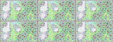 Raster illüstrasyonu. Tarafsız renklerde sevimli kelebek deseni. Tekstil, duvar kâğıtları, web sayfası arkaplanları ve yüzey dokuları için mükemmel. Tropikal temada kelebek çiçek deseni.