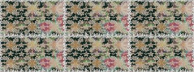 Güzel kumaş deseni. Güzel suluboya çiçek buketi pürüzsüz desen.