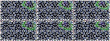 Sevimli çiçek raster deseni. Gri renkli çiçekler. Kusursuz Renksiz Bahar Temalı Kusursuz Arkaplan. Düz Çiçek Elementleri Tasarımı.