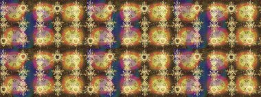 Renkli arka planda izole tatlı kar taneleri. Raster illüstrasyonu. Renkli kar taneleri. Kar tanesi raster deseni.