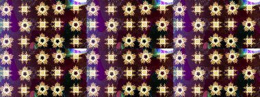 Renkli elementlerle Raster ilginç desen