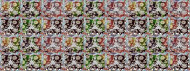 Tekstil ya da kitap kapakları, imalat, duvar kağıtları, baskı, hediye paketi ve yapıştırma kitabı için çiçeksiz arka plan. Küçük çaplı çiçeklerdeki basit şirin desenler. Raster illüstrasyonu.