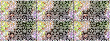 Çocuksu tasarım. Gri arka planda. El çizimi çiçekli, pürüzsüz bir desen. Tekstil, kumaş, ambalaj, hatıra defteri için güzel çiçek arkaplanı..