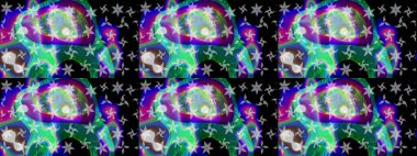 Nazik romantik baskı. Raster dikişsiz şirin çiçek deseni. Mavi renkli çiçekler. Bahar mevsimi. Tatil havası..