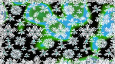 Siyah renkli çiçekler. Çiçekli karalama şeklinde Raster çiçek deseni. Yumuşak, bahar çiçekli arka plan.