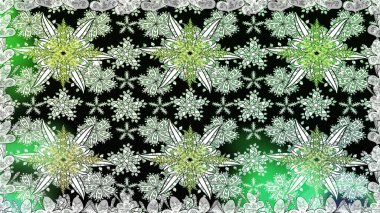 Rasterleştirme Trendy kumaş deseni. Şirin çiçekler. Kesintisiz çizgi deseni.