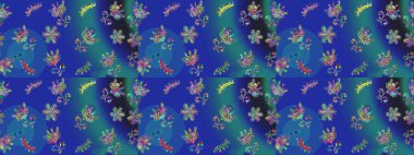 Güzel soyut kar taneleri raster tasarımı. Düz kar karalama ikonları, kar taneleri silueti mavi, yeşil ve menekşe renkleri noel afişi, kartlar. Yeni yıl kar tanesi.