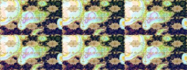 Altın elementli nötr renkler. Doğu tarzı arabesk. Çizim altın desenli bukleler. Raster altın desen. Raster illüstrasyonu.